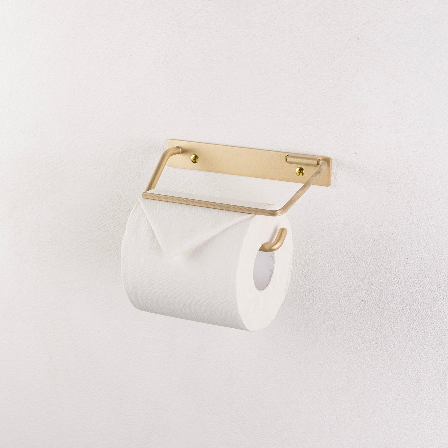 【Bent】 Paper Holder Single -2way- Satin finish(マット仕上げ)※在庫限りで生産終了