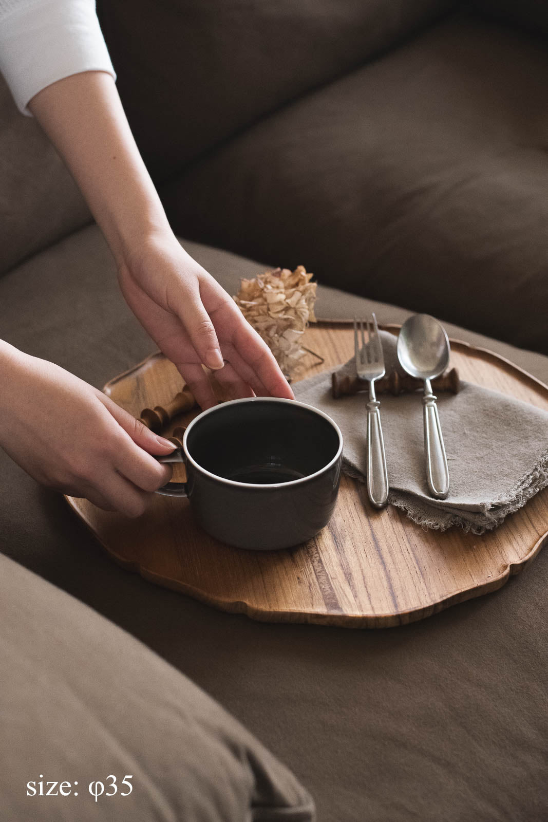 NIDO circle tray | トレイ