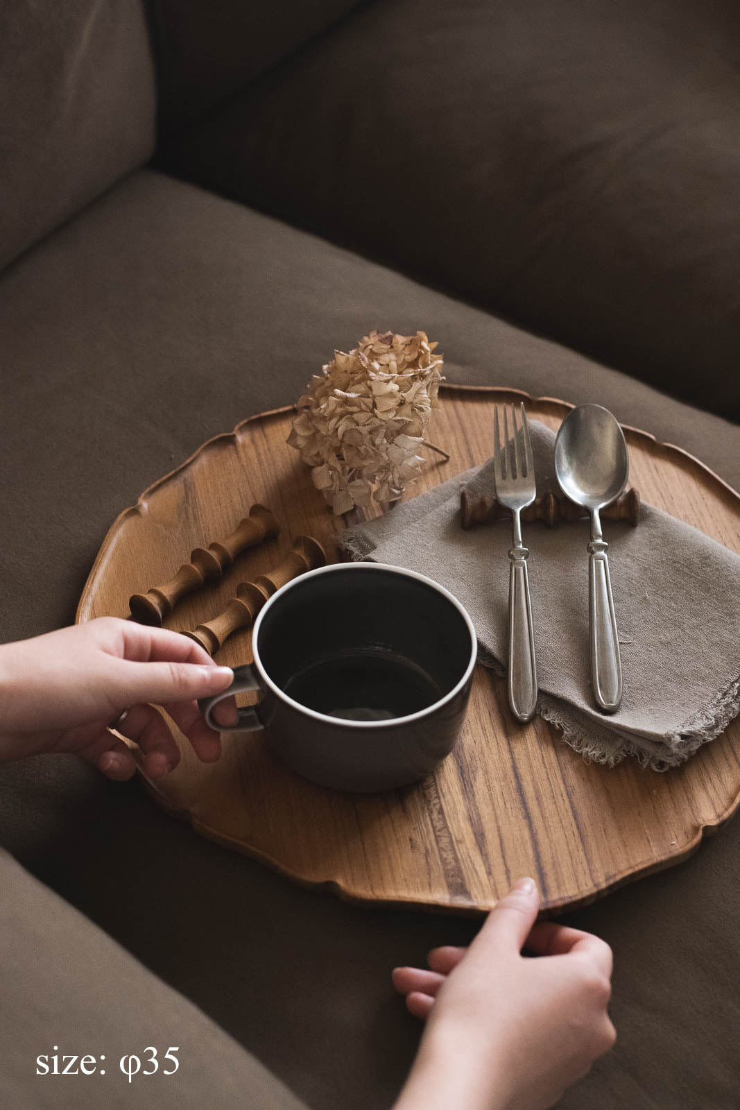 NIDO circle tray | トレイ