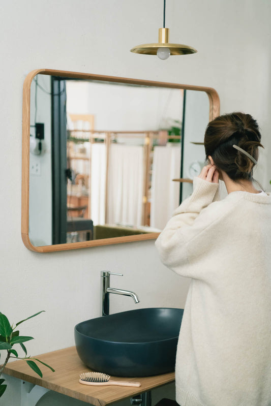 Oak frame ミラー Square L