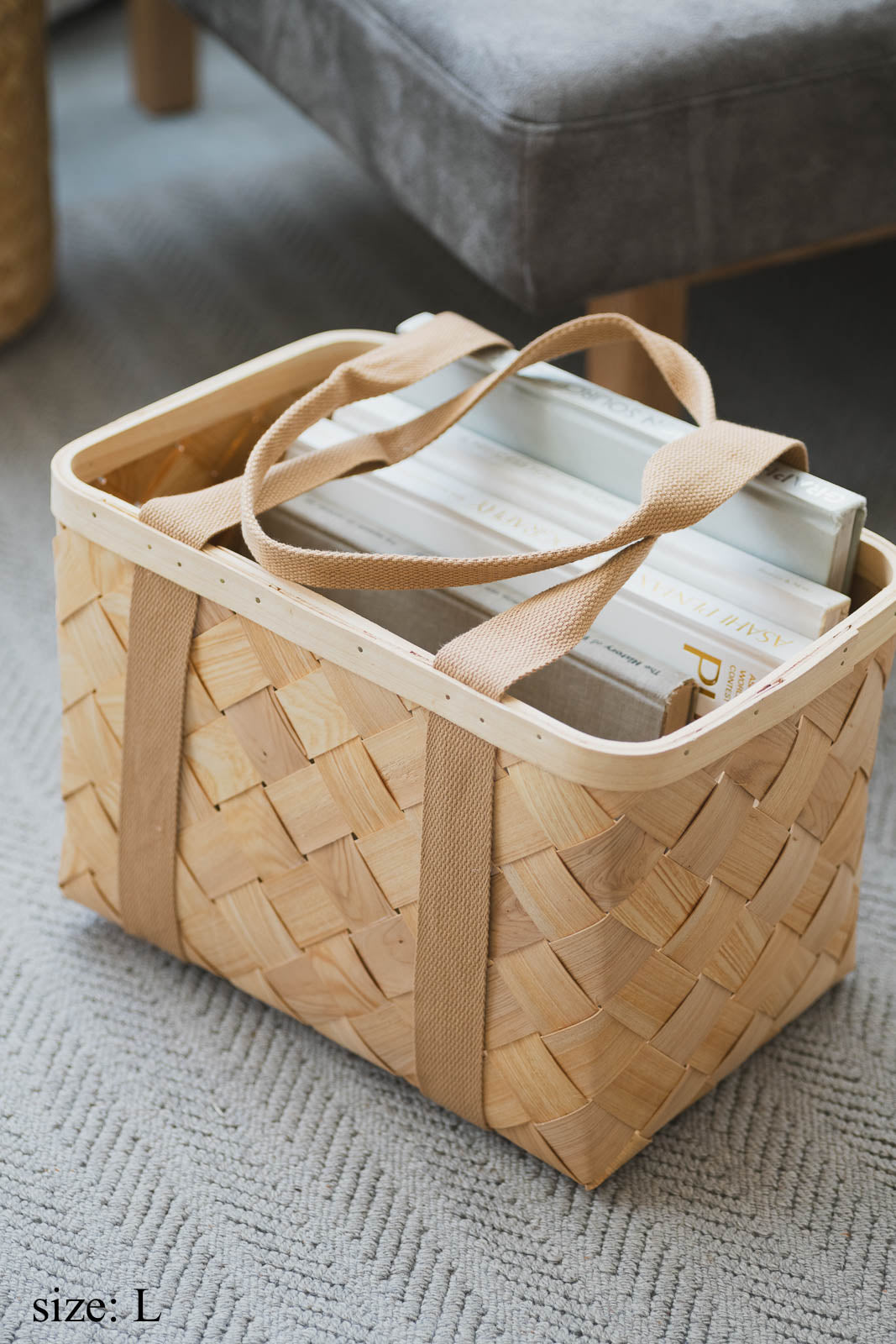 Snokka Basket Bag Beige
