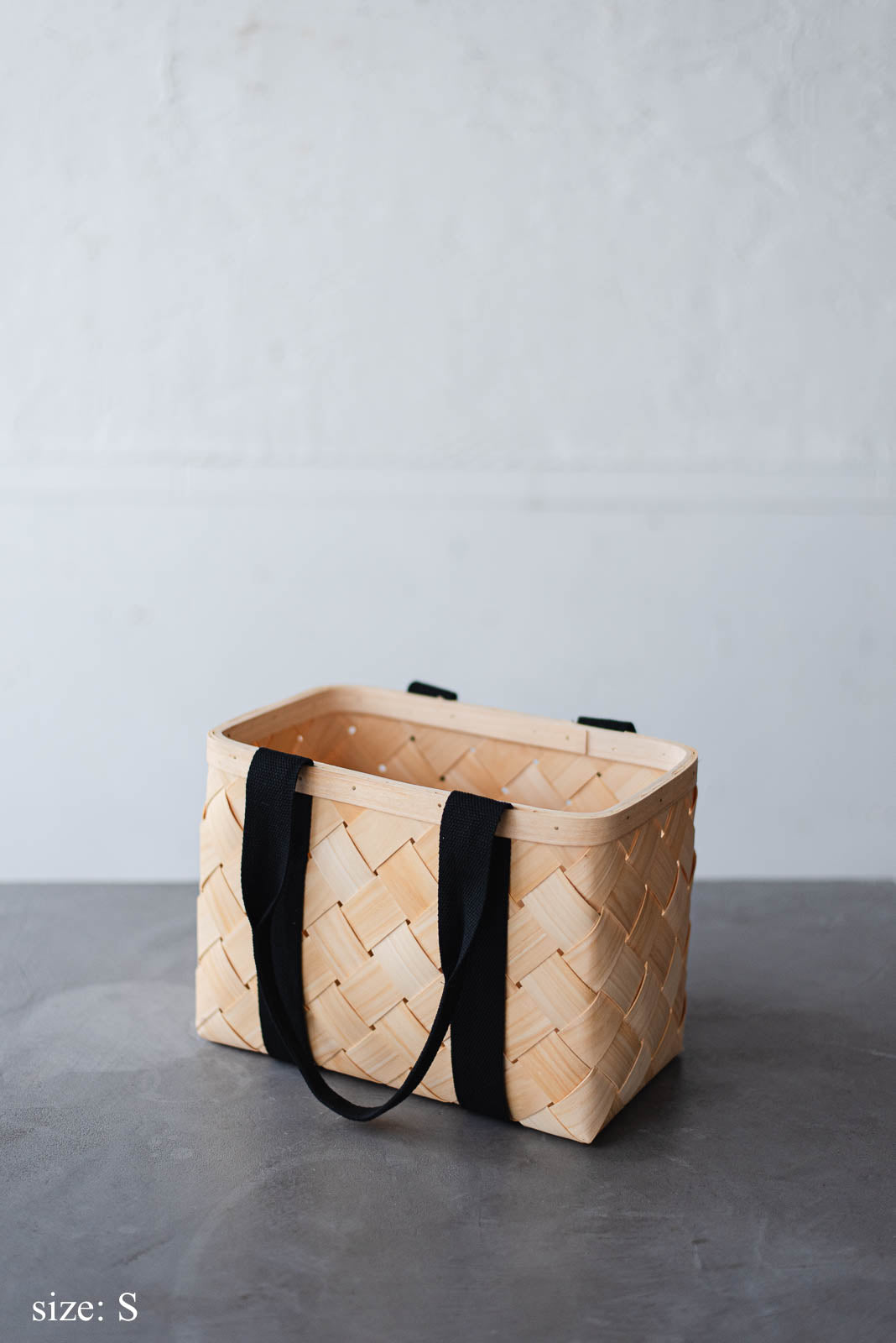 Snokka Basket Bag Black