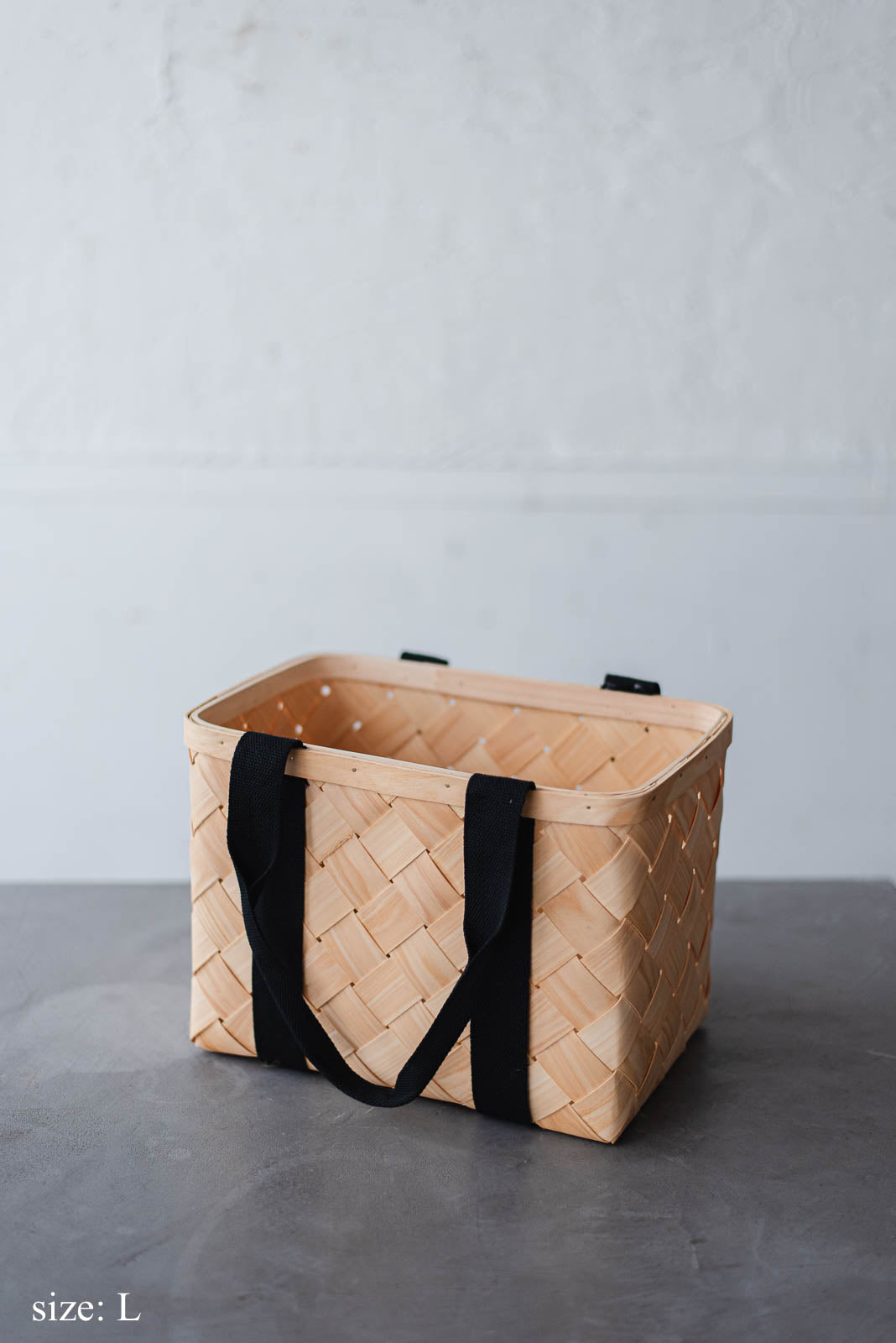 Snokka Basket Bag Black