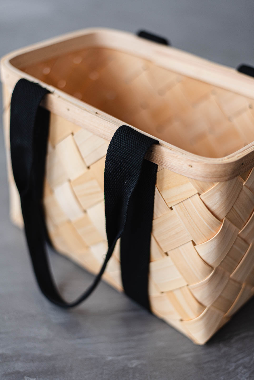 Snokka Basket Bag Black