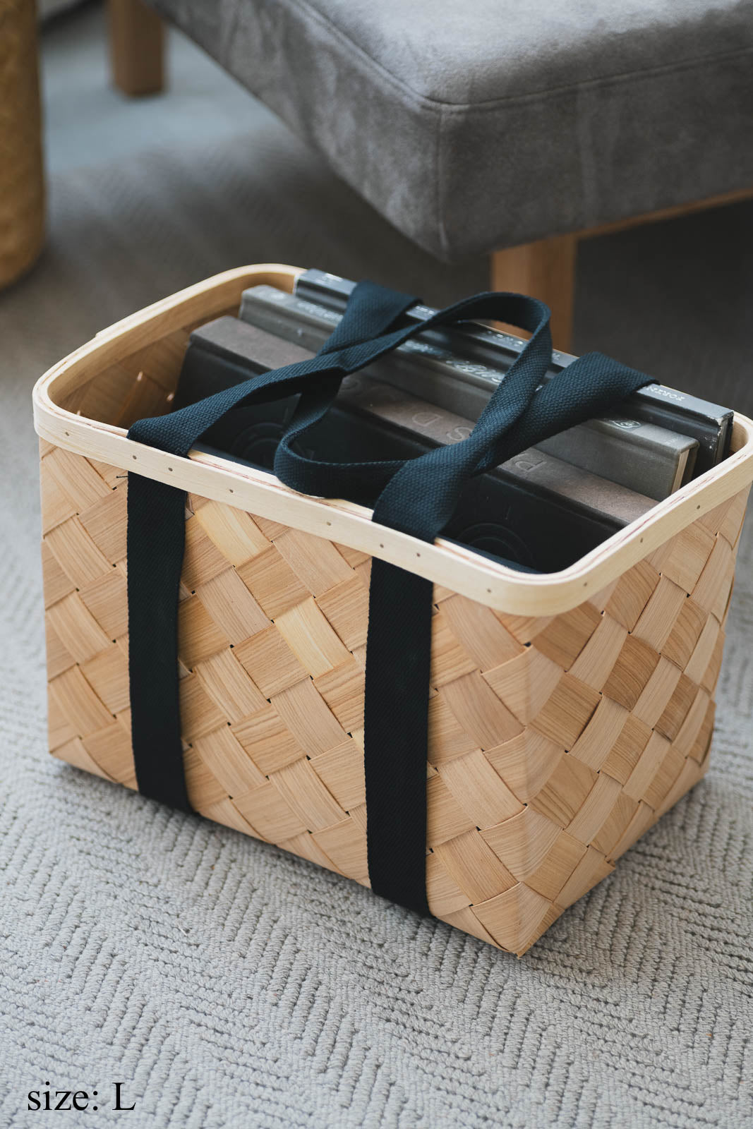 Snokka Basket Bag Black