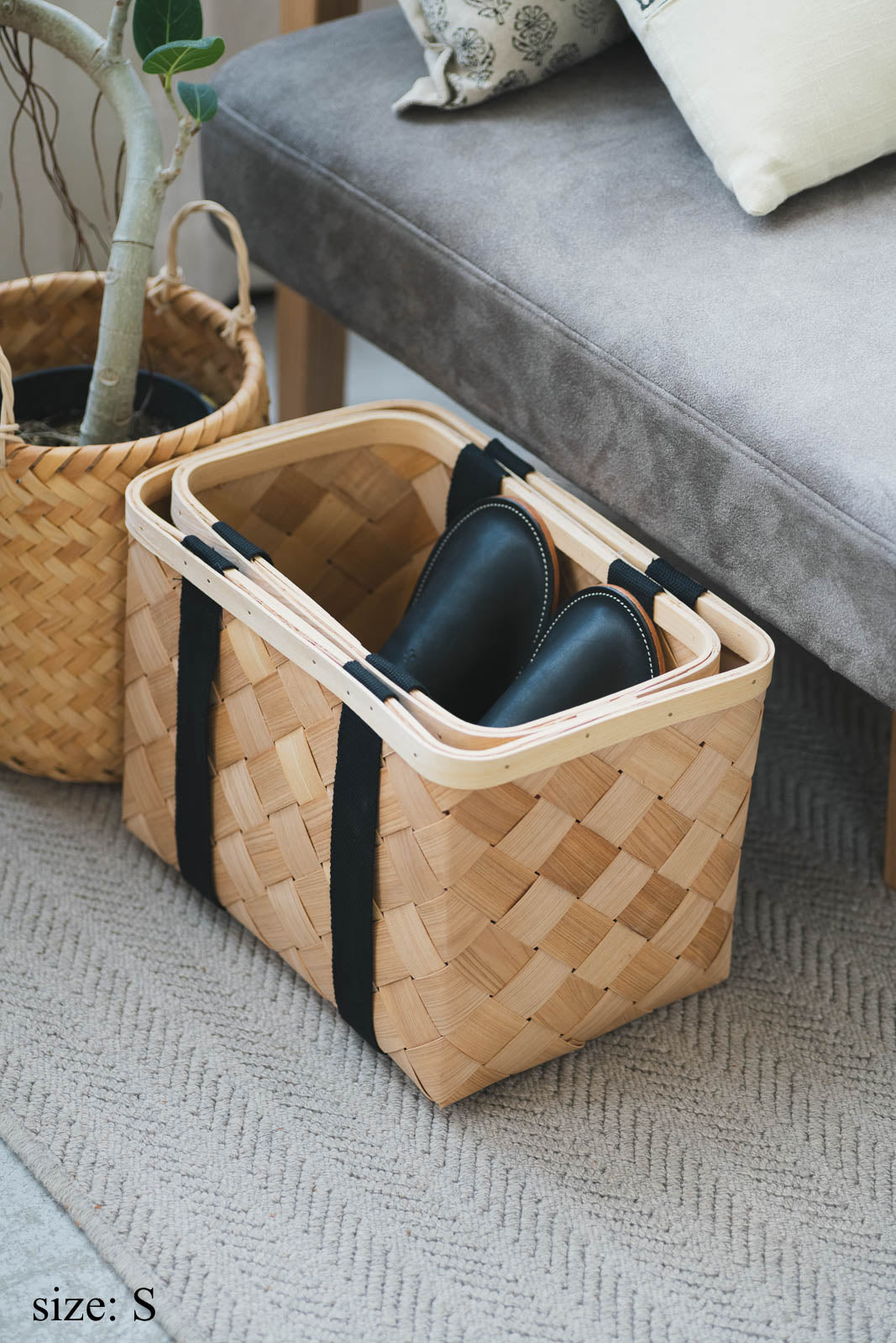 Snokka Basket Bag Black