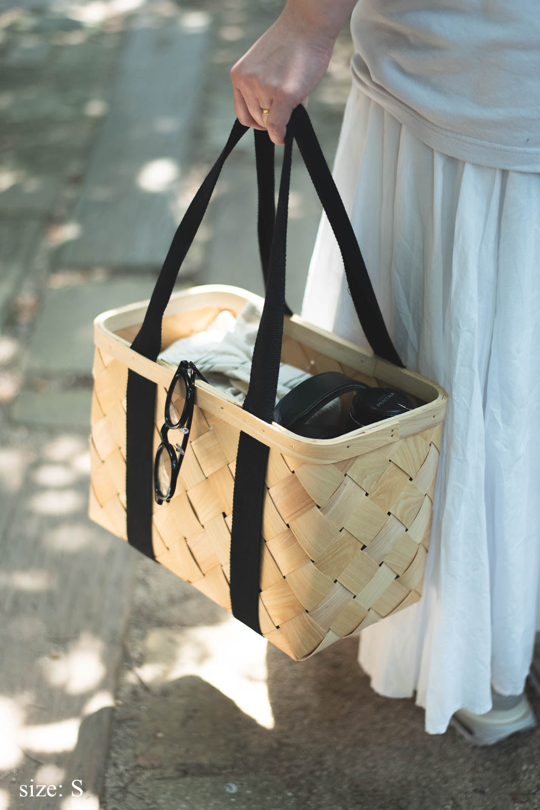 Snokka Basket Bag Black