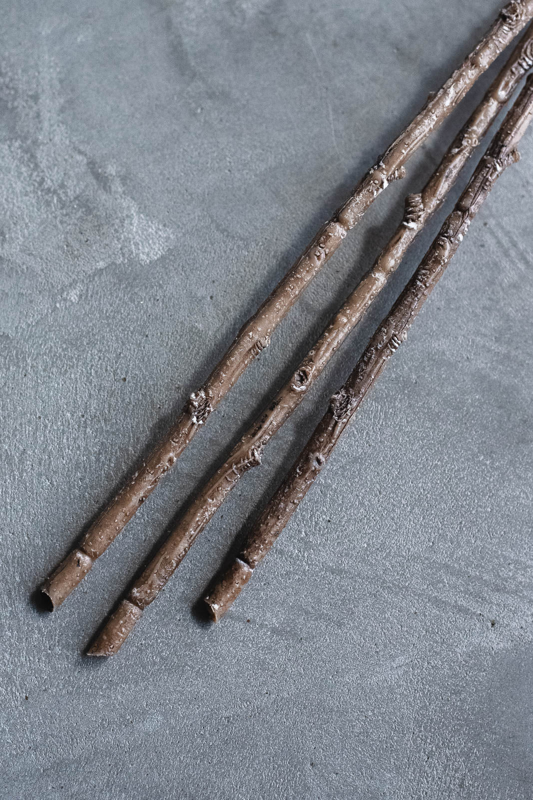 バーチブランチ 54cm ブラウン/ホワイト 3本セット