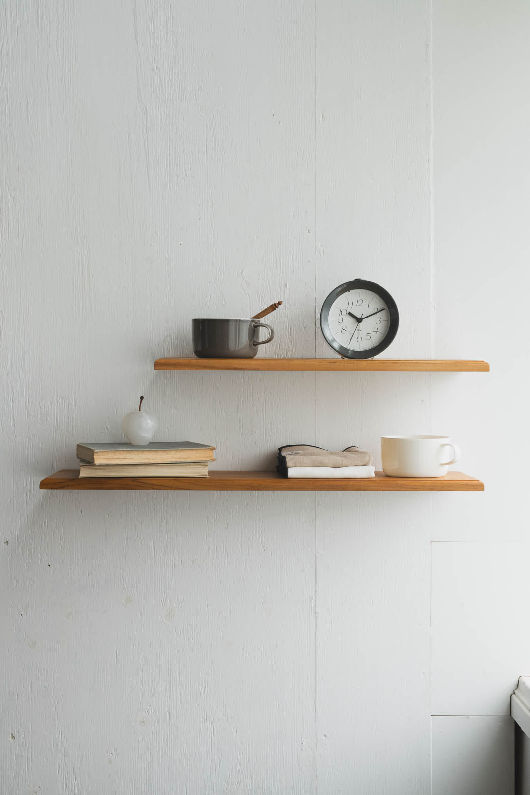 Teak Classic shelf | 棚受け一体型シェルフ