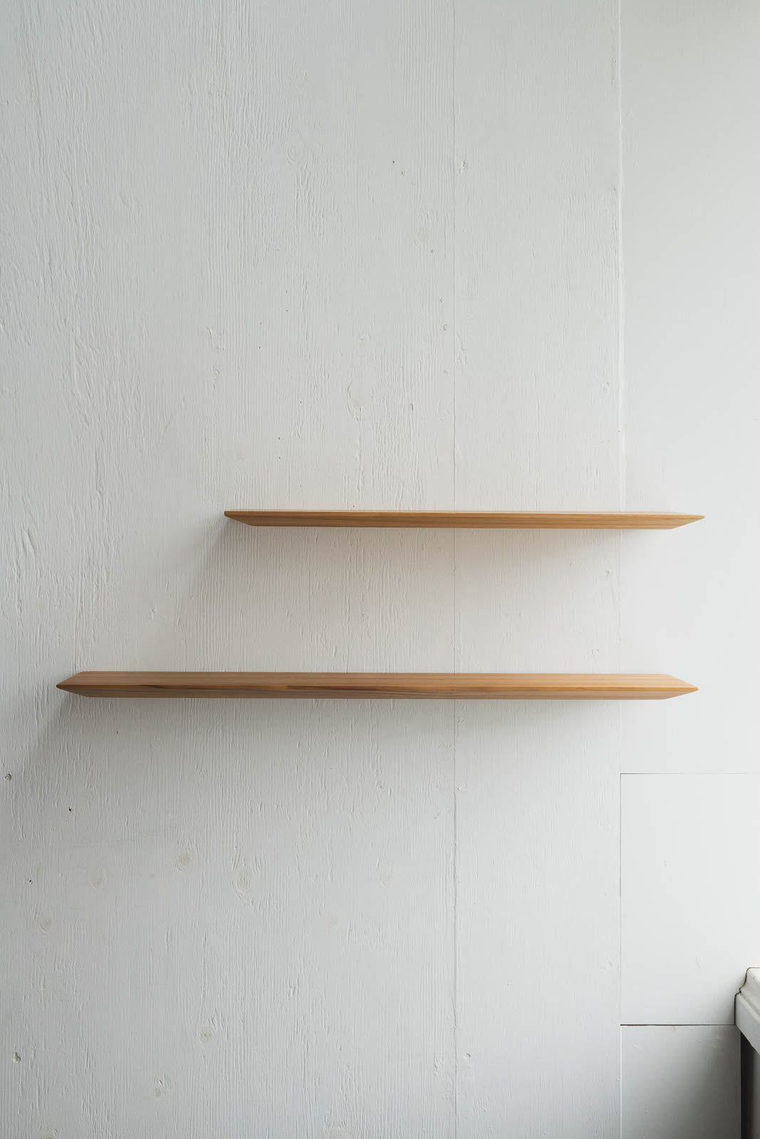 Teak Thin shelf | 棚受け一体型シェルフ