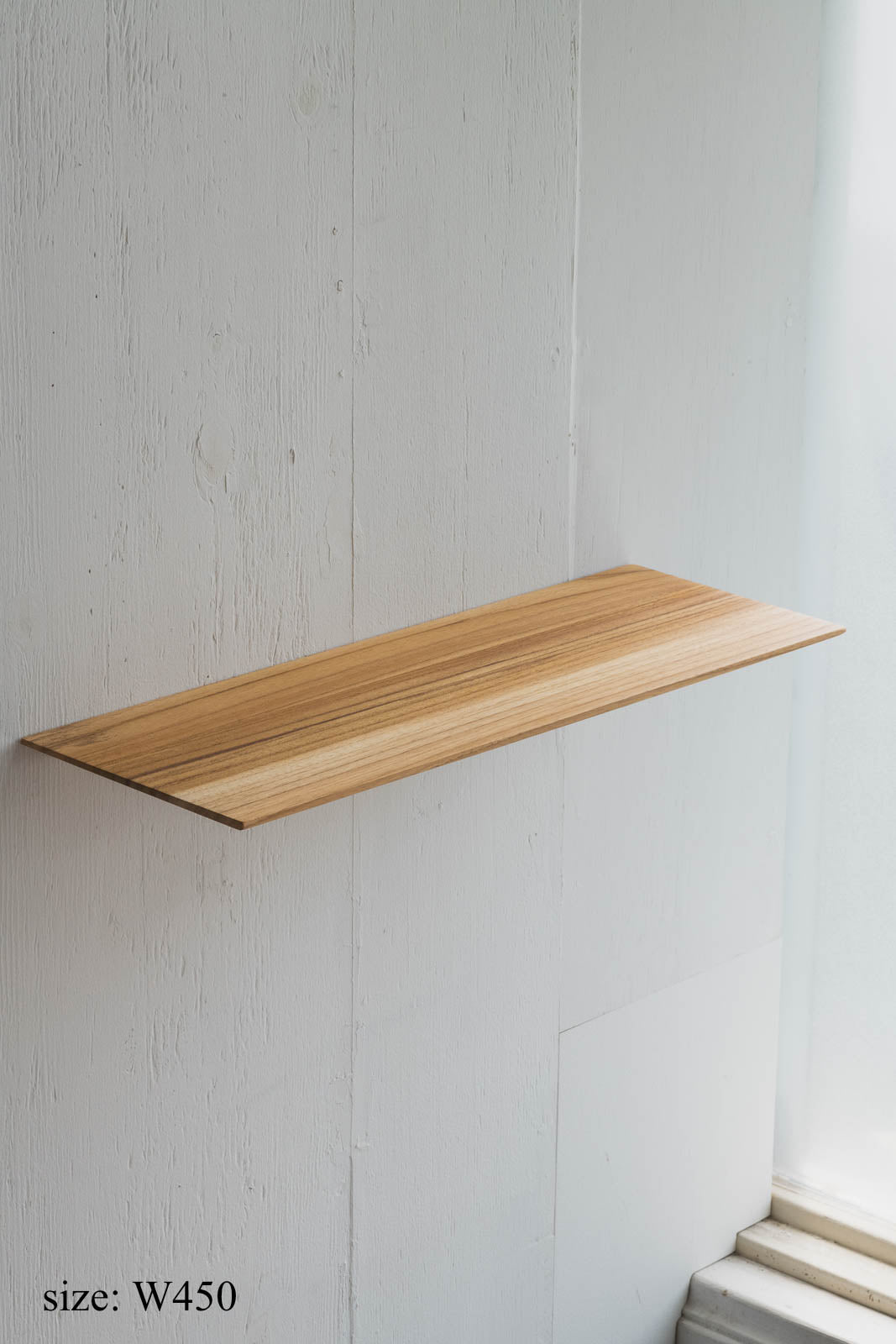 Teak Thin shelf | 棚受け一体型シェルフ
