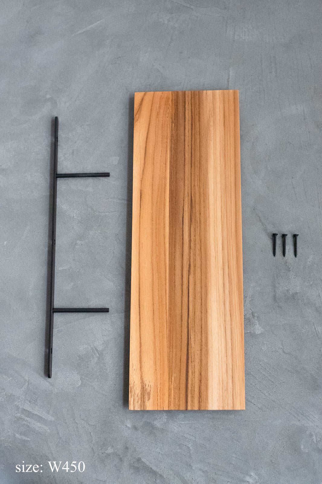 Teak Thin shelf | 棚受け一体型シェルフ