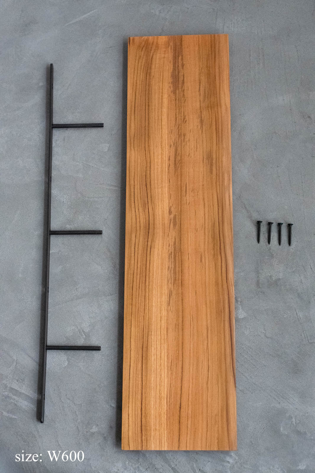 Teak Thin shelf | 棚受け一体型シェルフ