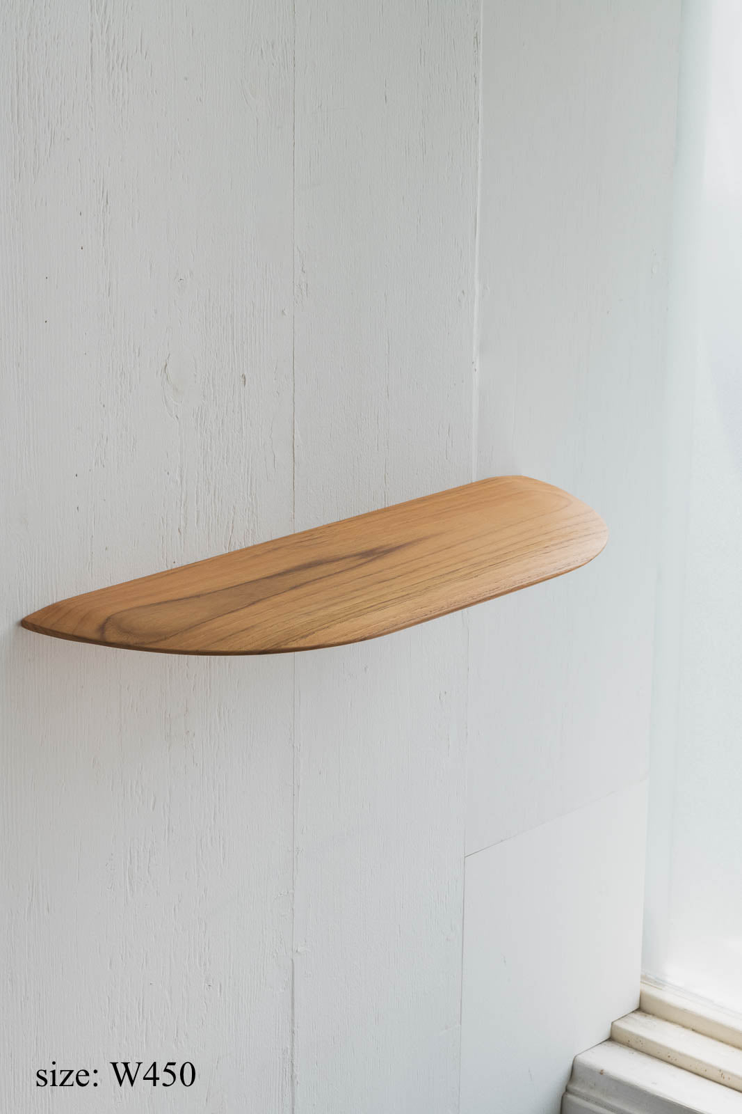 Teak Smooth shelf | 棚受け一体型シェルフ