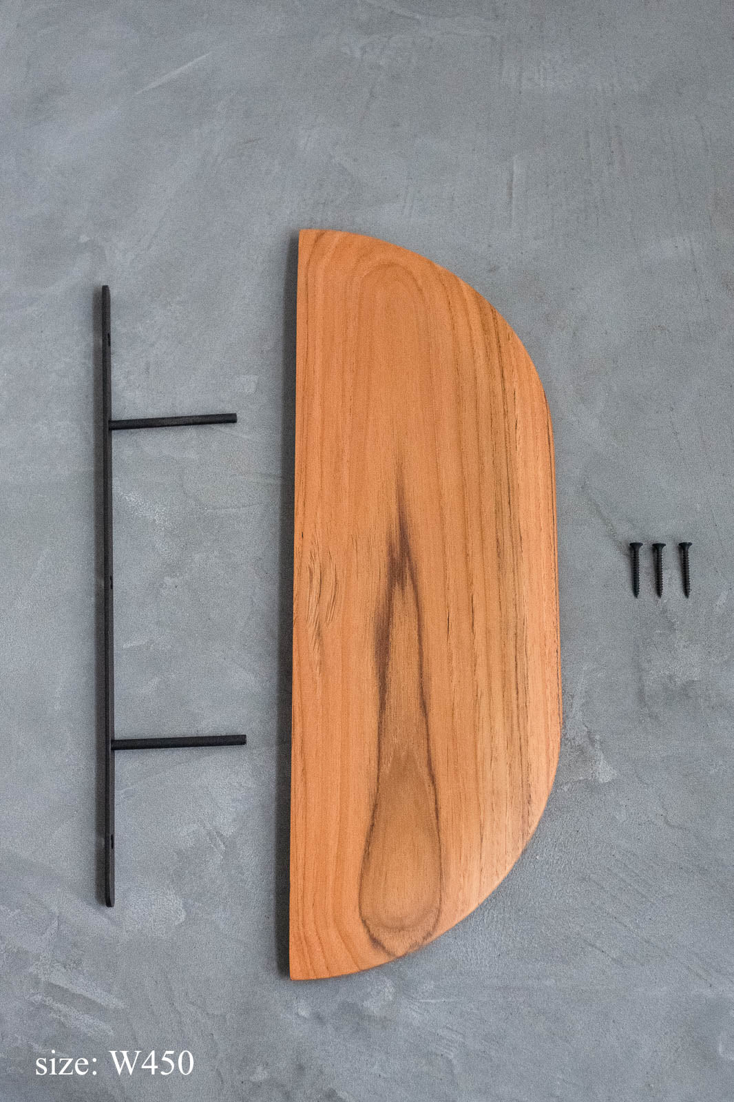 Teak Smooth shelf | 棚受け一体型シェルフ