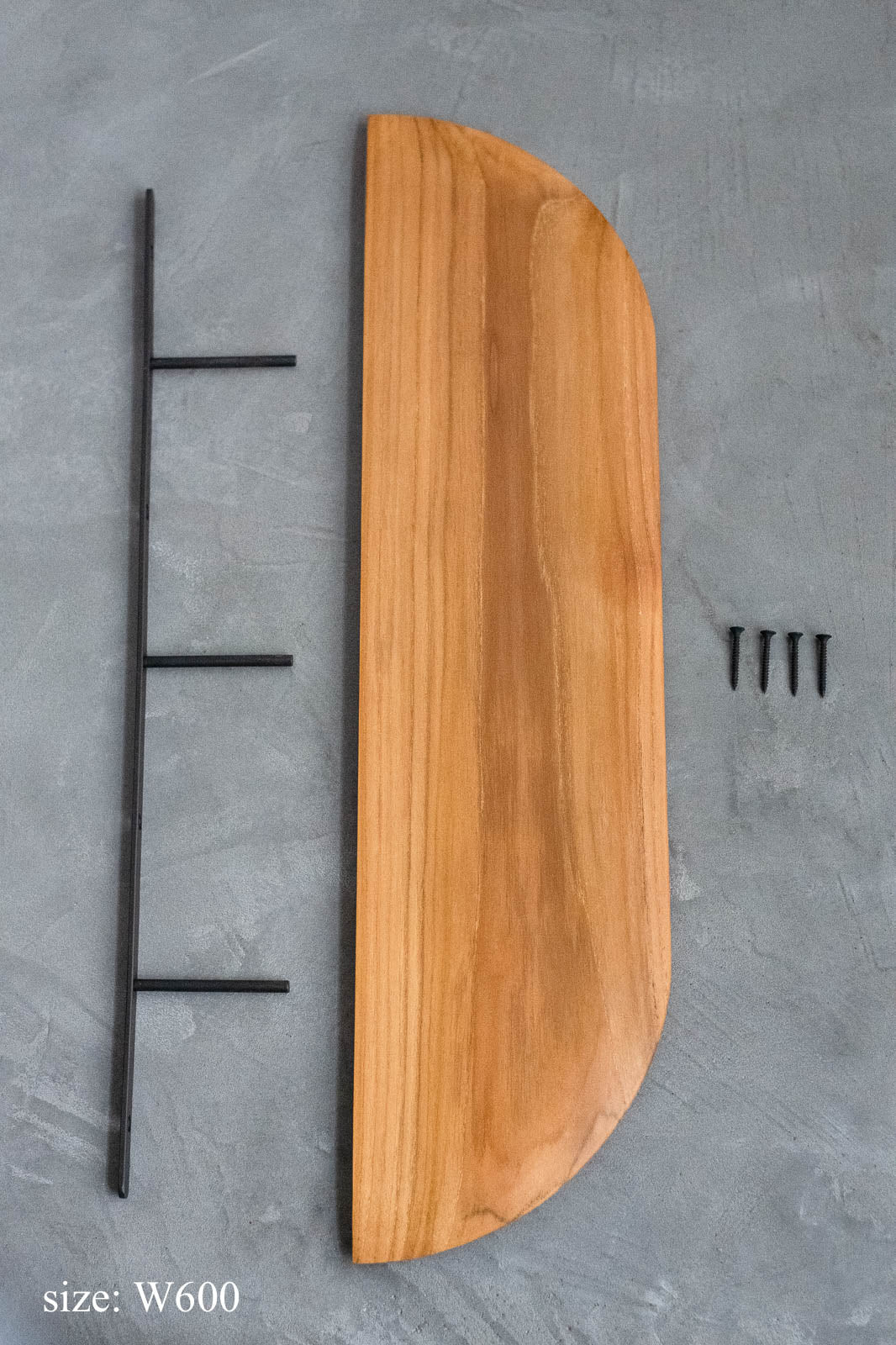Teak Smooth shelf | 棚受け一体型シェルフ
