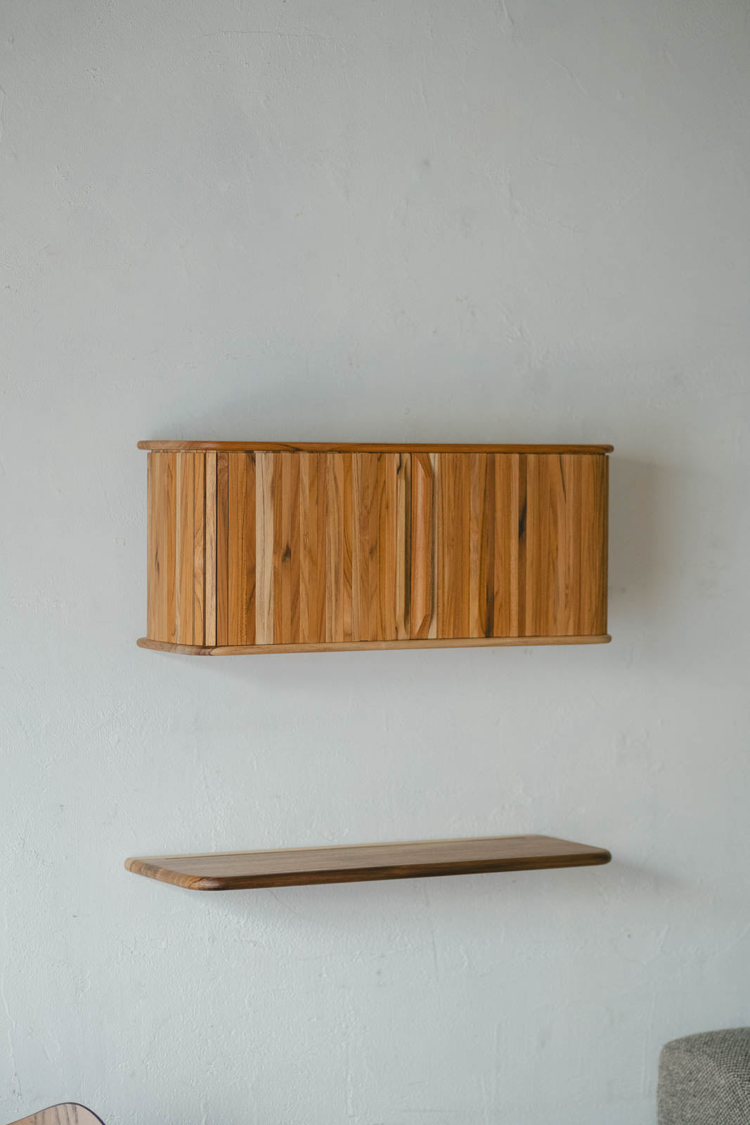Teak shelf 500 | 棚受け一体型シェルフ