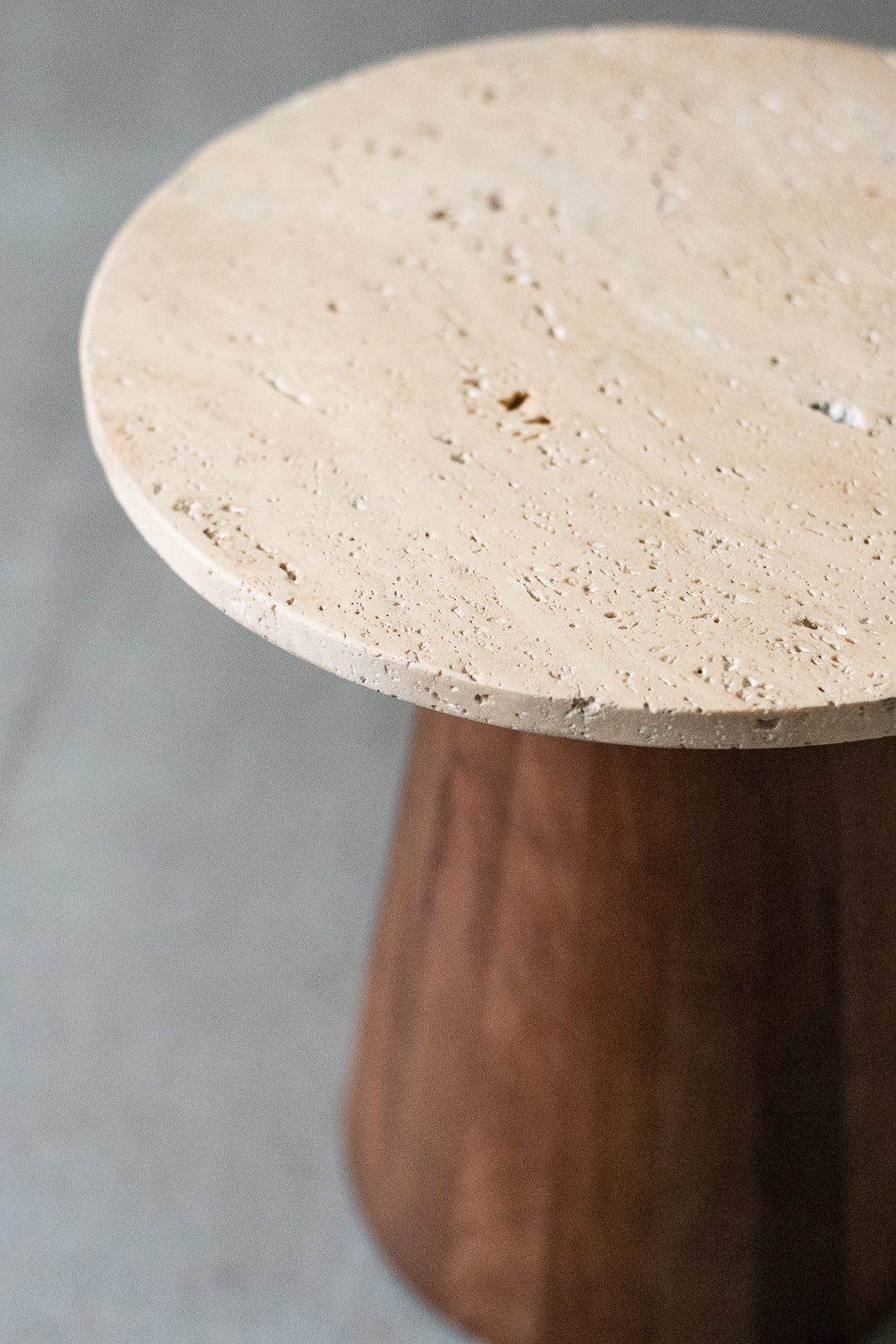 sed/met cone side table