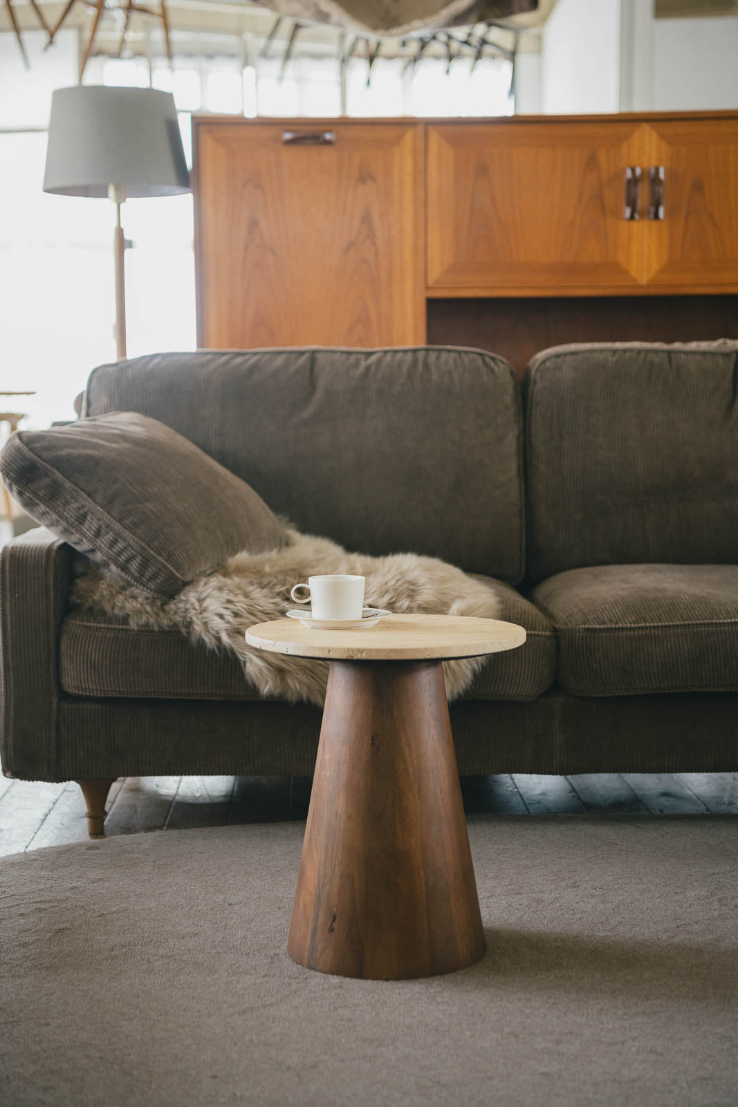 sed/met cone side table