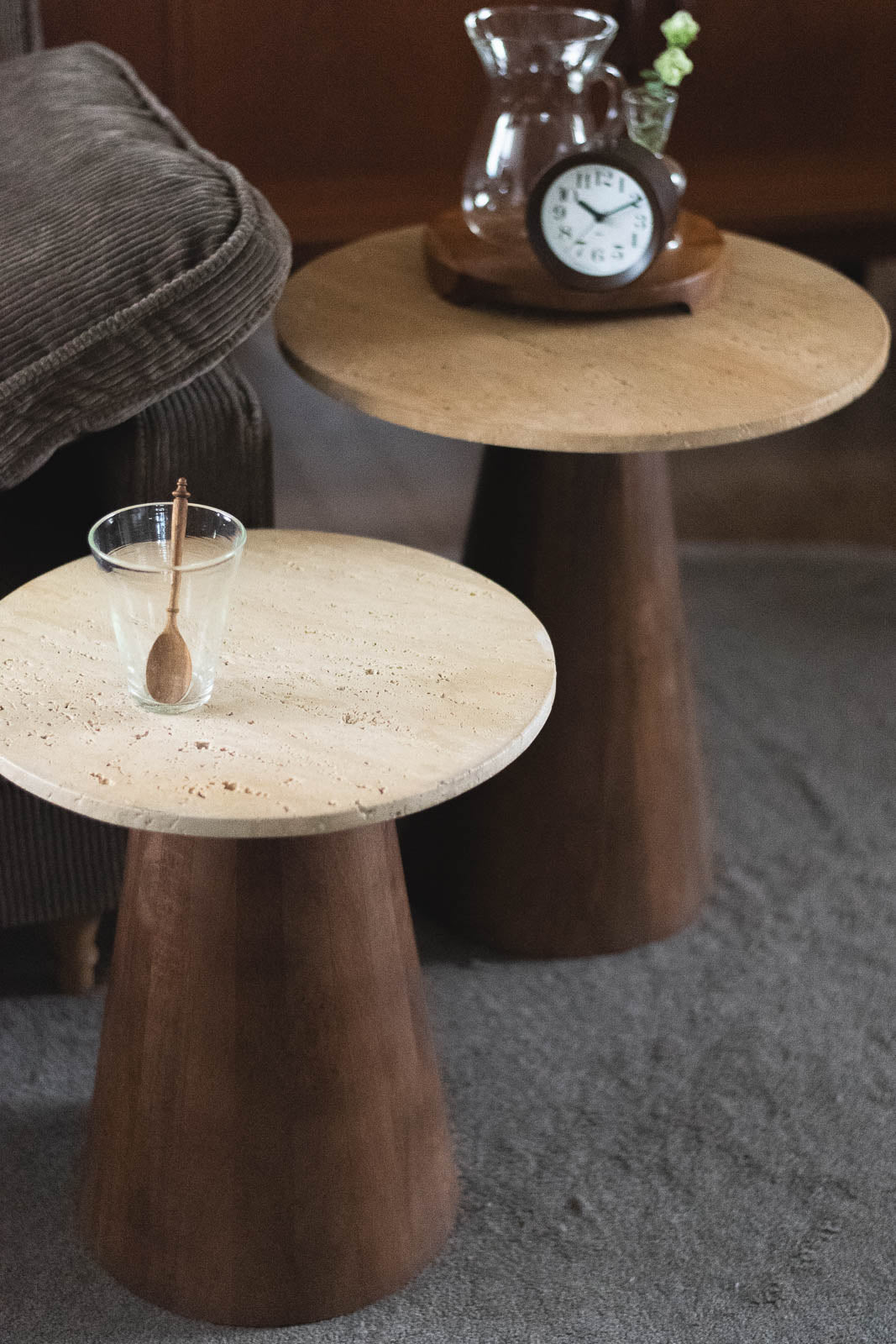 sed/met cone side table
