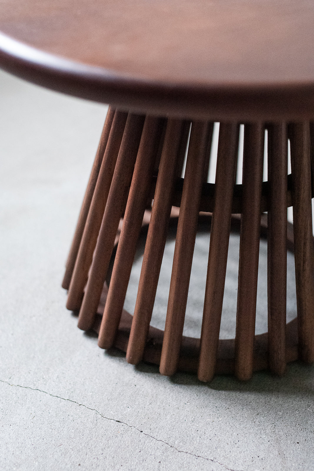 sed/met slat side table