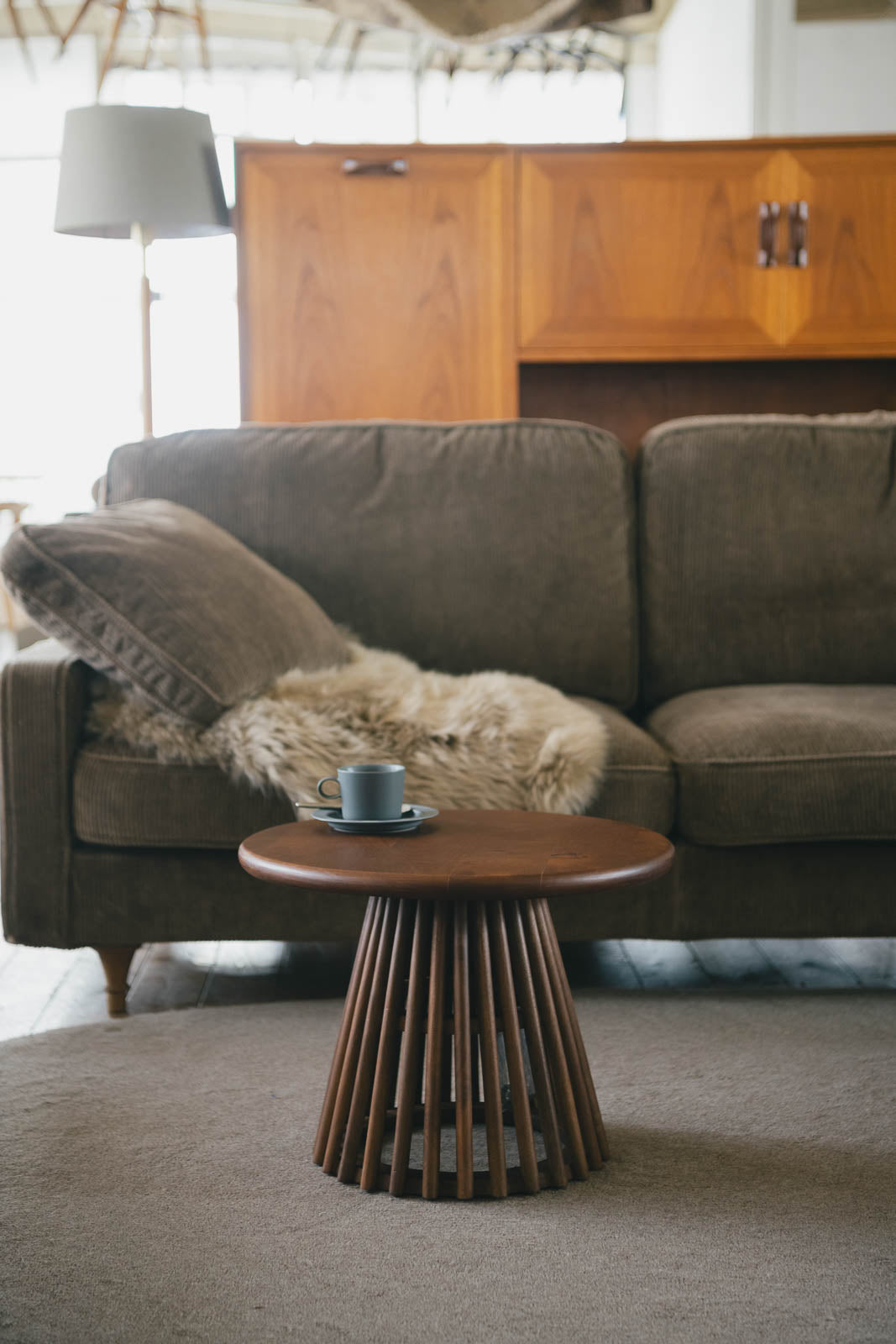 sed/met slat side table