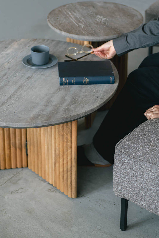 sed/met Rib Coffee Table | コーヒーテーブル(セット販売)
