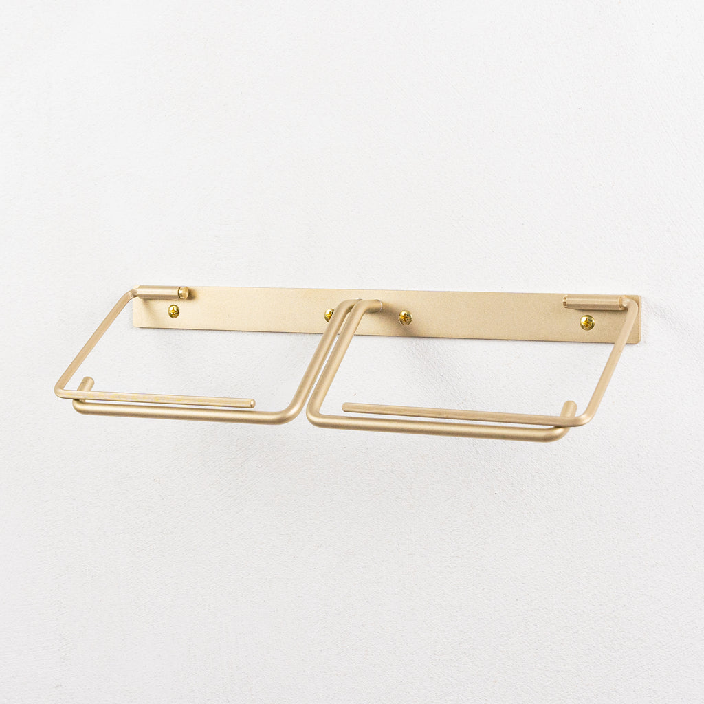 【Bent】 Paper Holder Double -2way- Satin finish(マット仕上げ)