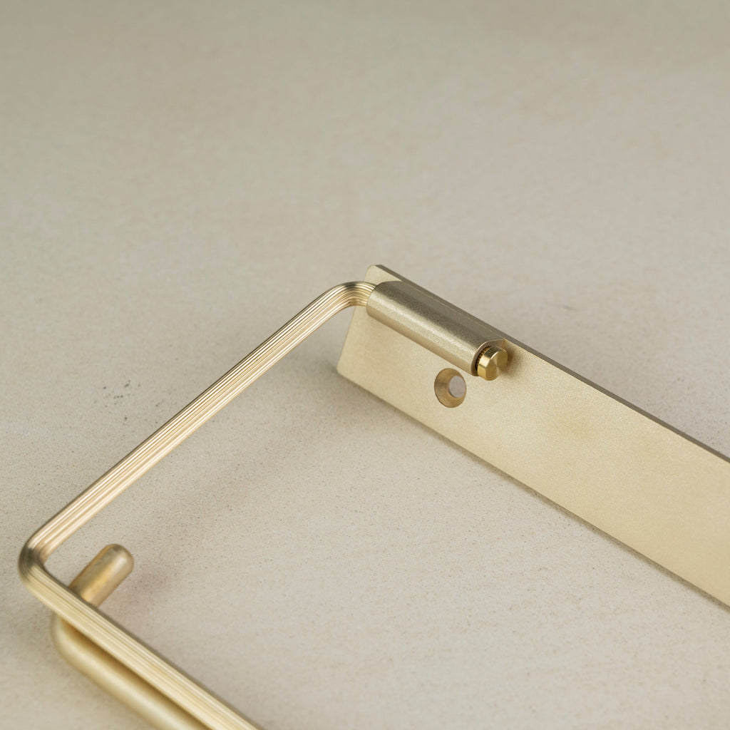 【Bent】 Paper Holder Double -2way- Satin finish(マット仕上げ)