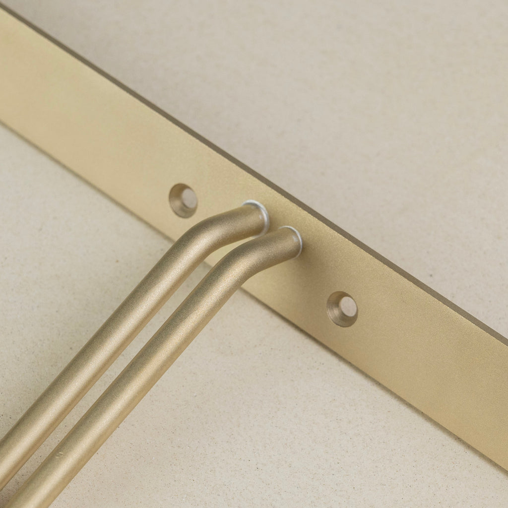 【Bent】 Paper Holder Double -2way- Satin finish(マット仕上げ)
