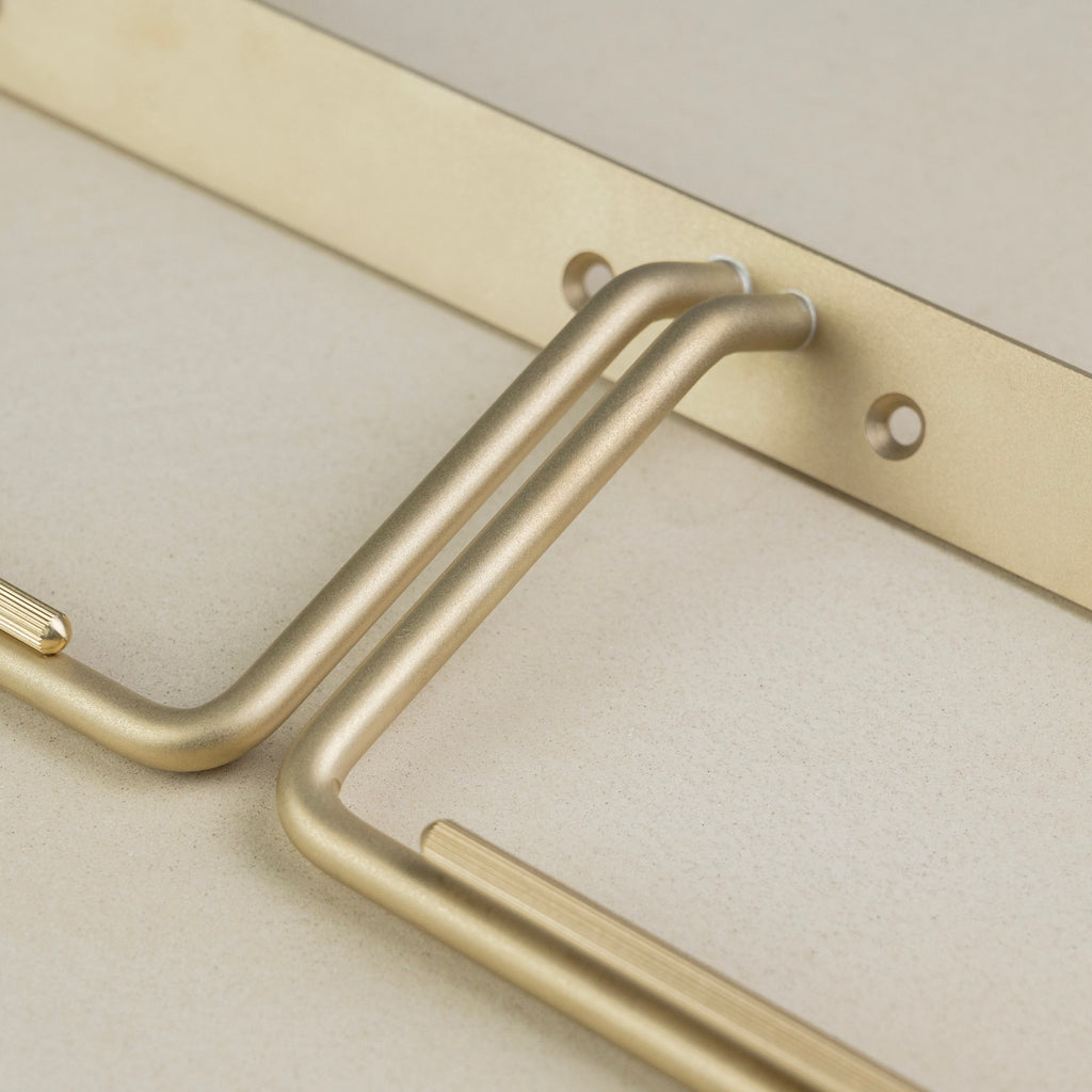 【Bent】 Paper Holder Double -2way- Satin finish(マット仕上げ)