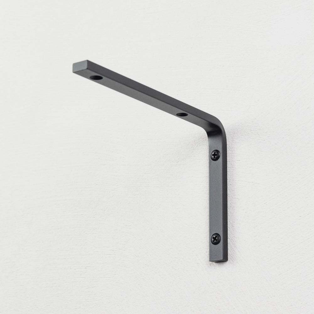 【Bent】 Flat Bracket (S/L) BK アイアン