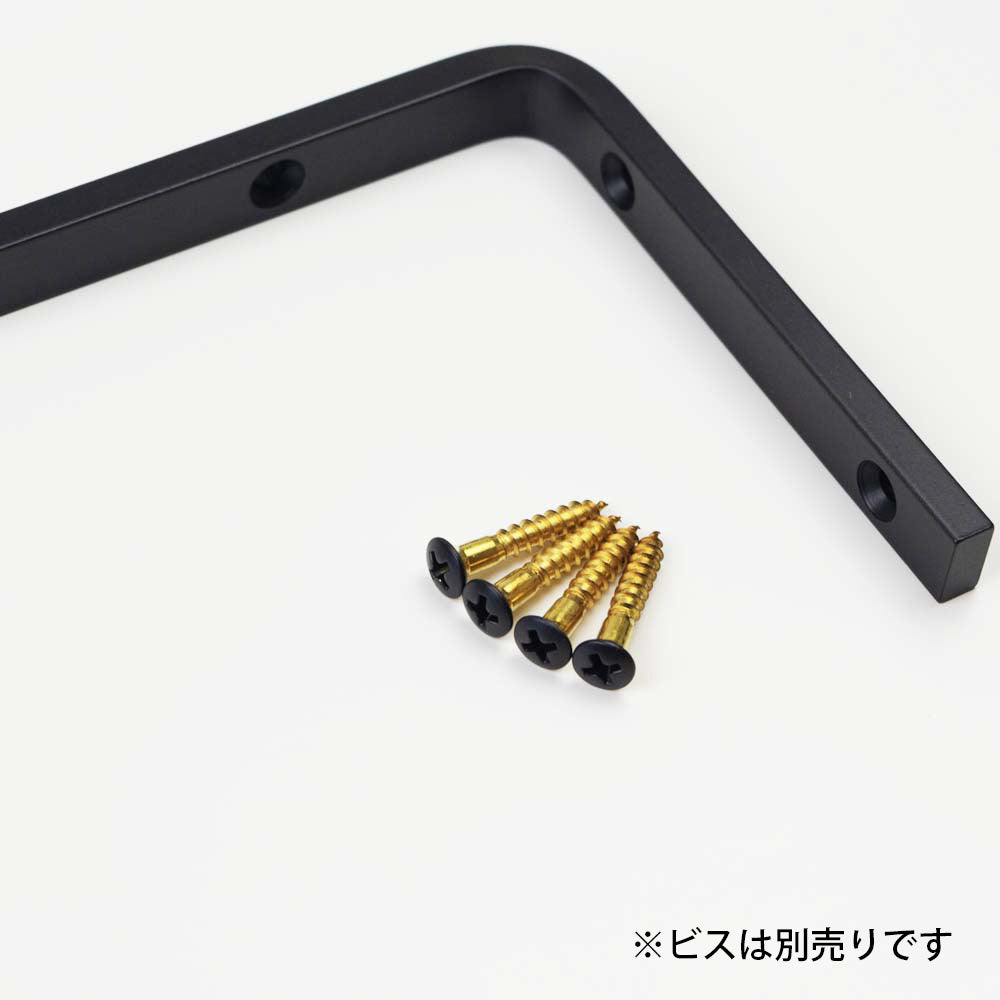 【Bent】 Flat Bracket (S/L) BK アイアン