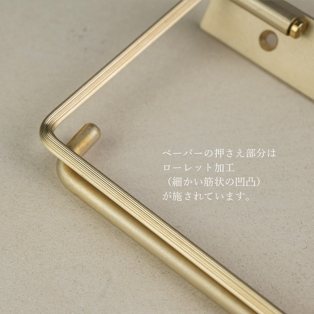 【Bent】 Paper Holder Double -2way- Satin finish(マット仕上げ)