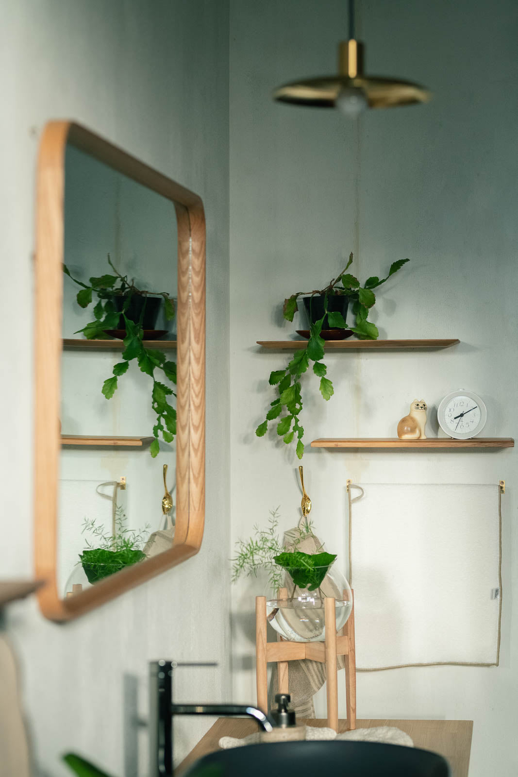 Oak frame ミラー Square L