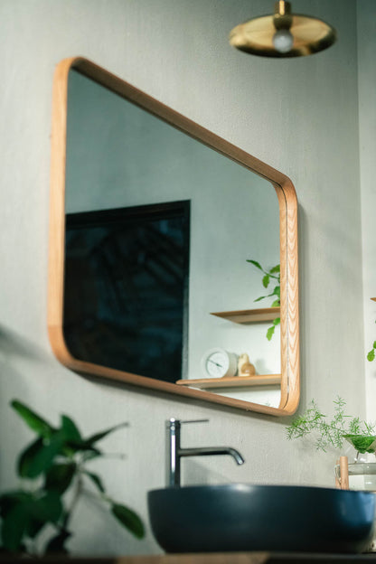 Oak frame ミラー Square L