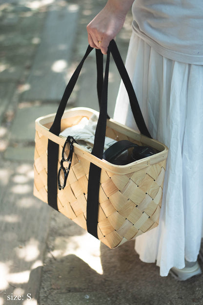 Snokka Basket Bag Black