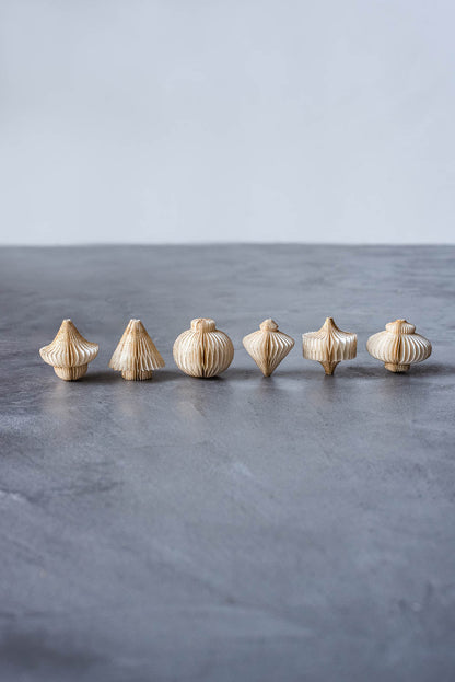 PAPIER petit H4cm | ペーパーオーナメント 6個入り