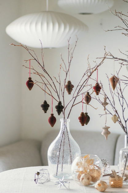 バーチブランチ 75cm ブラウン/ホワイト 3本セット