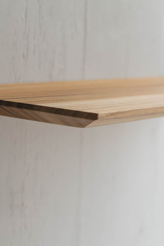 Teak Thin shelf | 棚受け一体型シェルフ