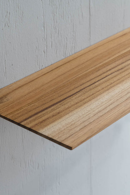 Teak Thin shelf | 棚受け一体型シェルフ