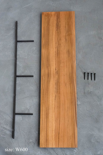 Teak Thin shelf | 棚受け一体型シェルフ