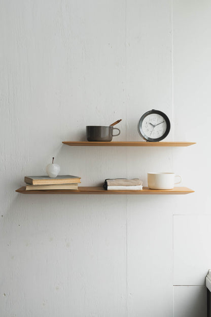 Teak Thin shelf | 棚受け一体型シェルフ