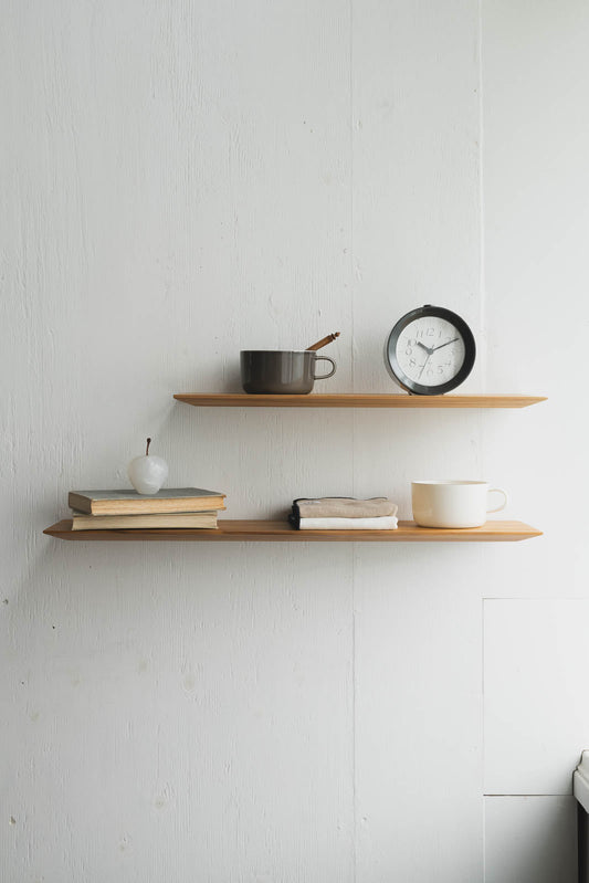 Teak Thin shelf | 棚受け一体型シェルフ