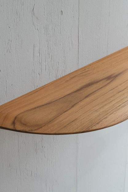 Teak Smooth shelf | 棚受け一体型シェルフ
