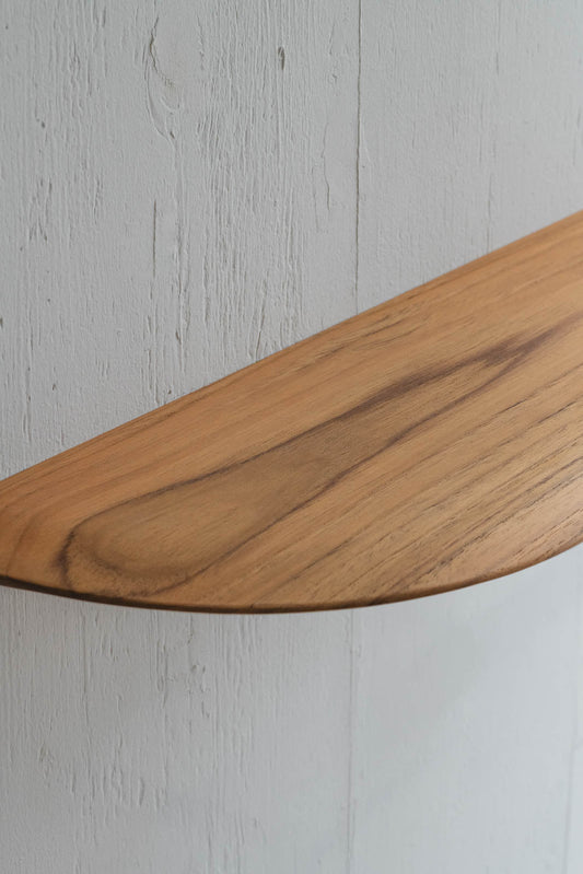 Teak Smooth shelf | 棚受け一体型シェルフ