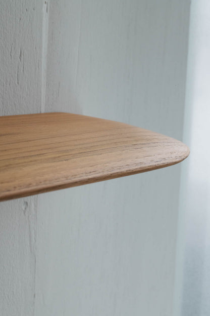 Teak Smooth shelf | 棚受け一体型シェルフ