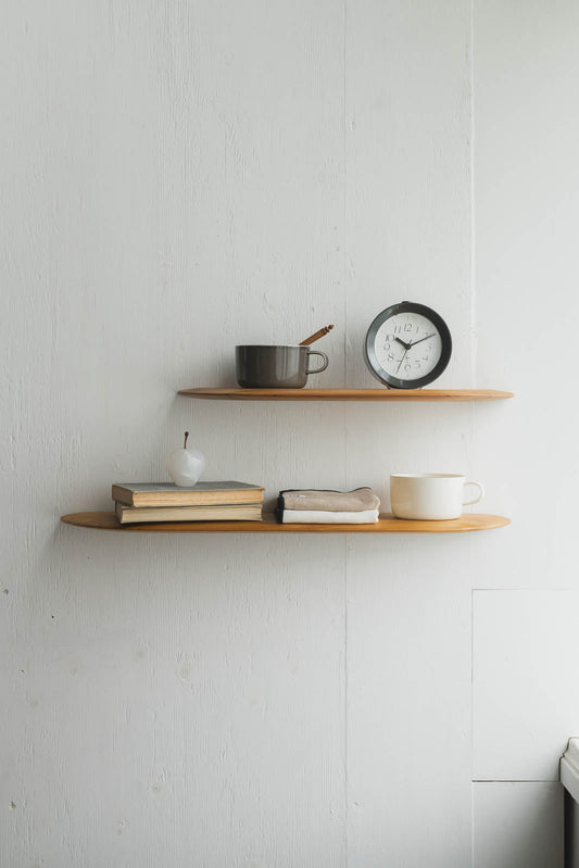 Teak Smooth shelf | 棚受け一体型シェルフ