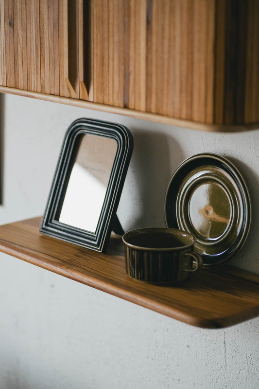 Teak shelf 500 | 棚受け一体型シェルフ