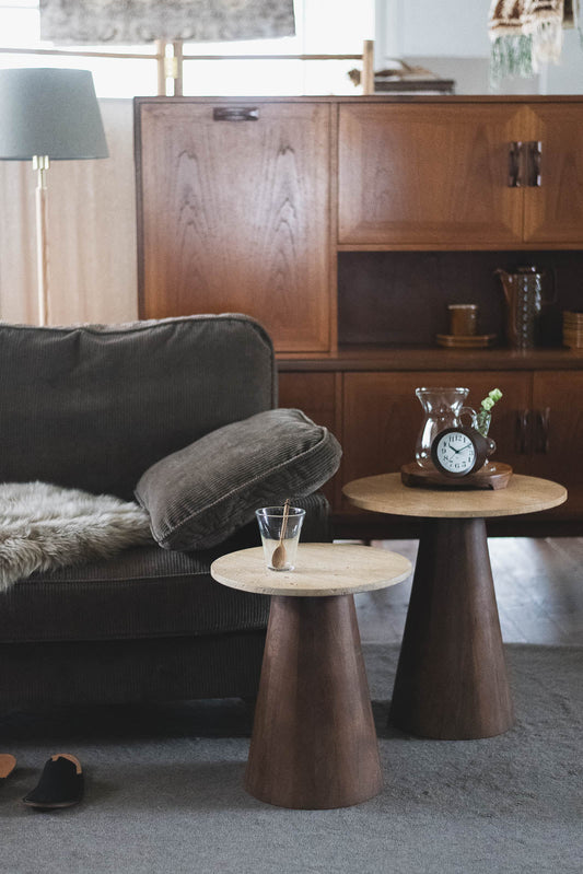 sed/met cone side table